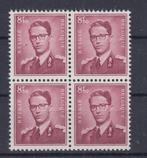 België 1958 - Boudewijn bril - OBP : 1070 en 1072 in blok, Postzegels en Munten, Gestempeld