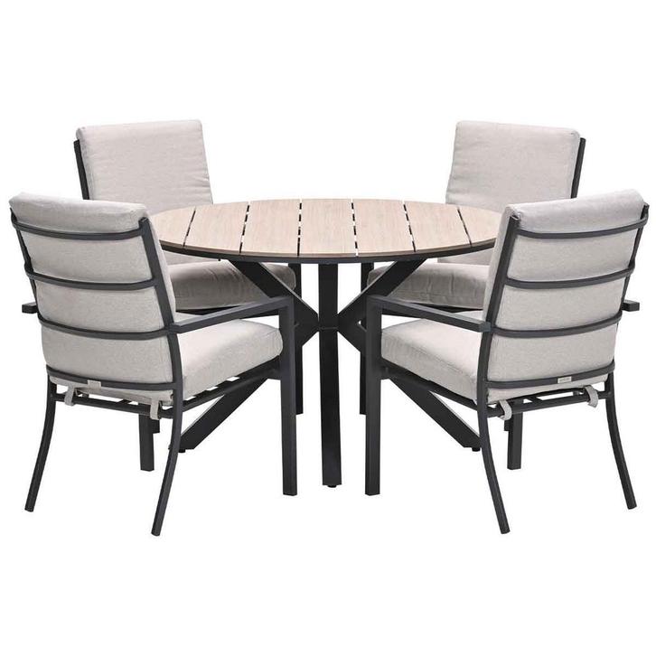 Garden Impressions Senja tuinset 5-delig desert sand - Tulli, Tuin en Terras, Tuinsets en Loungesets, Verzenden