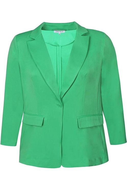 ZHENZI blazer POCO felle kleur Maat:, Kleding | Dames, Jasjes, Kostuums en Pakken, Overige kleuren, Nieuw, Verzenden