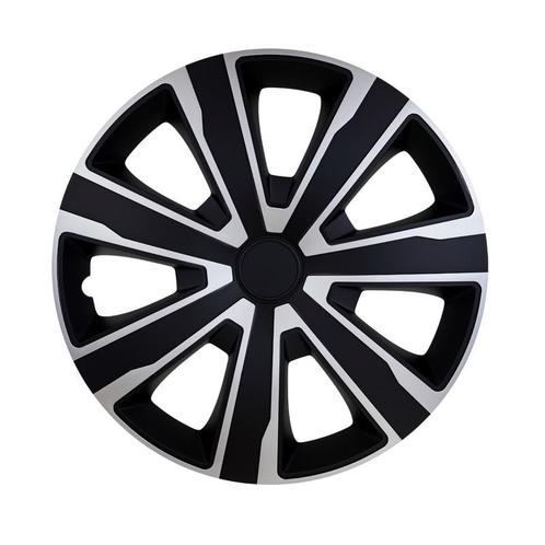 Wieldoppen  Tenzo 16-inch zilver/zwart, Auto diversen, Wieldoppen, Verzenden