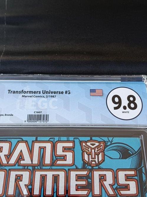 Transformers Universe #3 - EGC 9.8 - Guide to 80s Marvel, Boeken, Strips | Comics