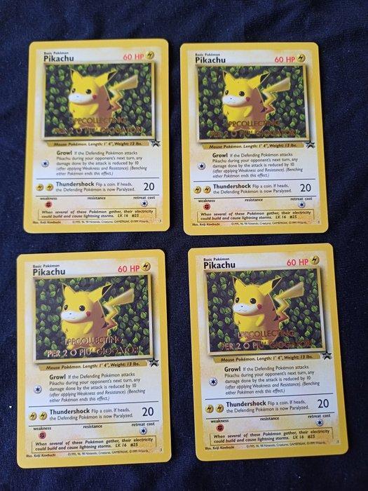 Pokémon - 4 Card - Pikachu Golden Stamp - WOTC, Hobby en Vrije tijd, Verzamelkaartspellen | Pokémon
