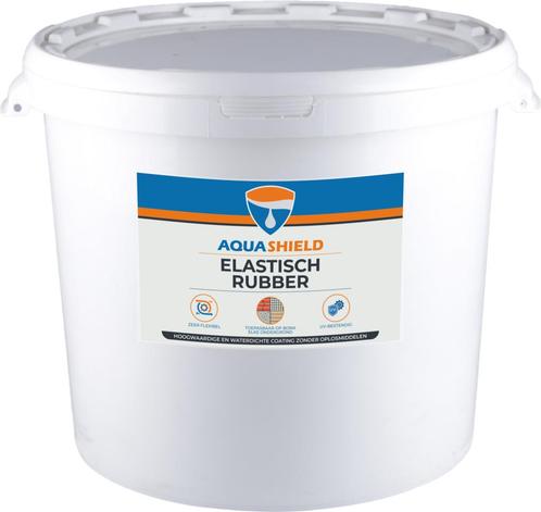 Aquashield Aquashield elastisch rubber 25 kg, zwart, emmer, Doe-het-zelf en Verbouw, Dakpannen en Dakbedekking, Nieuw, Verzenden