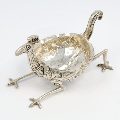 Henrik Møller Dragestil - Theezeef - .830 zilver, Antiek en Kunst, Antiek | Goud en Zilver