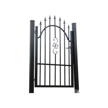 Sierlijke poort, poedercoating zwart, hekwerk beschikbaar voor biedingen