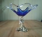 Fruitschaal - Peça decorativa - Glas, Metaal