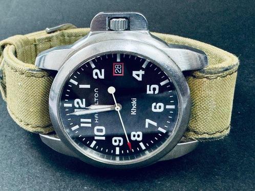 Hamilton - Khaki - Zonder Minimumprijs - H614110 - Heren -, Sieraden, Tassen en Uiterlijk, Horloges | Heren