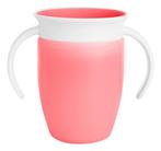 Munchkin 207ml 6m+ Miracle 360 Trainer Cup Roze Anti-Lek, Verzenden, Nieuw