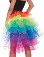 Regenboog Tutu Tule Staart Rok Petticoat Rokje One Size XS S, Nieuw, Carnaval, Ophalen of Verzenden, Kleding