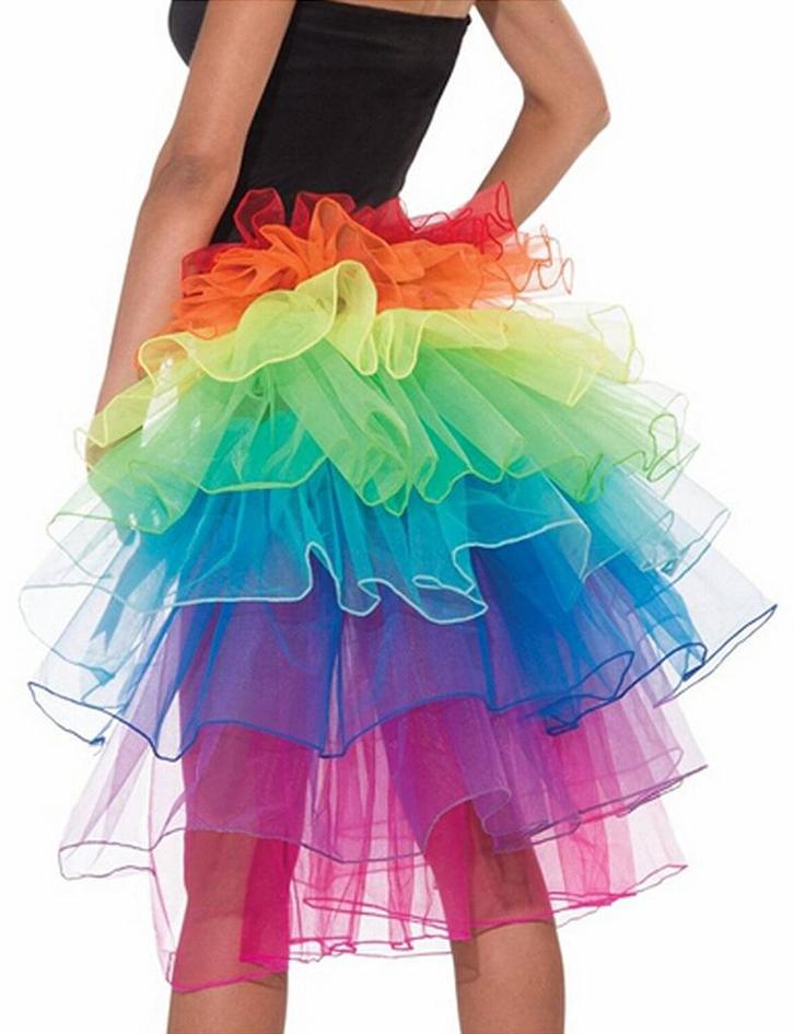 Tutu Staart Regenboog Tule Rok XS S M L XL Papegaai Petticoa, Kleding | Dames, Carnavalskleding en Feestkleding, Kleding, Nieuw