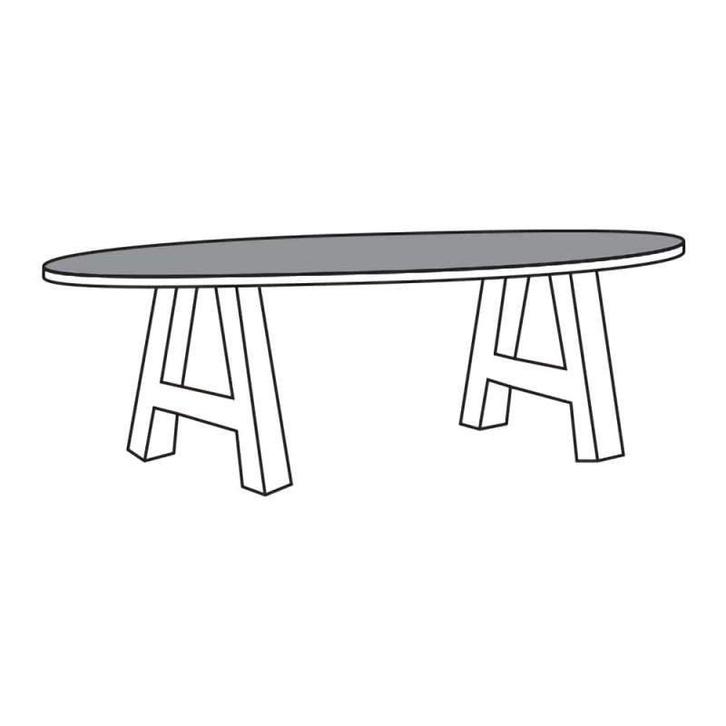 Eettafel TOV-K Tegelen - eettafel, Huis en Inrichting, Tafels | Eettafels, Nieuw, Overige materialen, Overige vormen