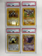 Pokémon - 4 Graded card - Magneton, Aerodactyl, Snorlax,, Nieuw