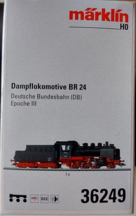 Märklin H0 - 36249 - Stoomlocomotief met tender (1) - BR 24, Hobby en Vrije tijd, Modeltreinen | H0