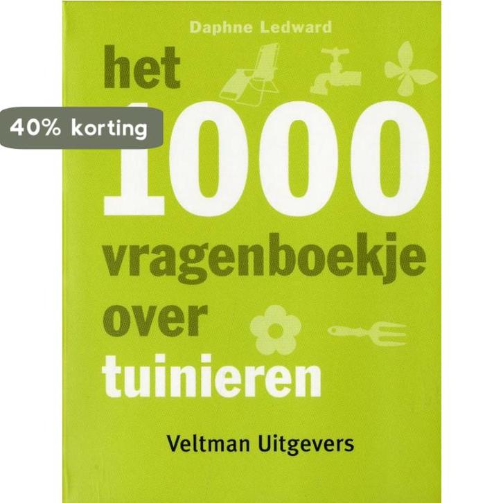 Het 1000 vragenboekje over tuinieren 9789048301485, Boeken, Hobby en Vrije tijd, Gelezen, Verzenden