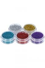 Gekleurde Glitter Tattoo Set 5st, Hobby en Vrije tijd, Feestartikelen, Nieuw, Verzenden