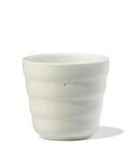 HEMA Mok 200ml aardewerk ribbels spikkels grijs, Verzenden, Nieuw