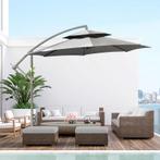 TRUUSK Parasol Zweefparasol Ø2,67 X 2,45 M Zwengelparasol Me, Tuin en Terras, Verzenden, Nieuw