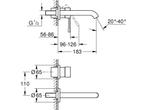 GROHE Essence New - Wandgemonteerde Inbouw Wastafelkraan -, Verzenden, Zo goed als nieuw