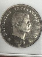 Italië. Napoléon I (1804-1814). 5 Lire 1814-M, Postzegels en Munten, Munten | Europa | Niet-Euromunten