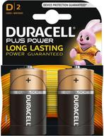 Duracell Plus Power alkaline D-batterijen - 2 Stuks (Nieuw), Verzenden, Nieuw in verpakking