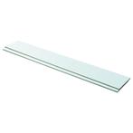 vidaXL Schappen 2 st 100x15 cm glas transparant, Huis en Inrichting, Woonaccessoires | Wandplanken en Boekenplanken, Verzenden