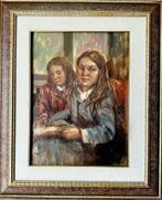 Italiaanse school (XX) - Ragazze in lettura, Antiek en Kunst