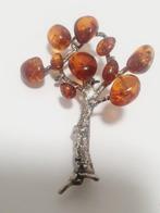 Silber 925 Bernstein - Broche