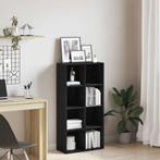 vidaXL Boekenkast Zwart Eiken 66x30x130 cm Engineered Wood, Huis en Inrichting, Verzenden, Nieuw, Overige houtsoorten