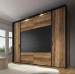 Kledingkast zwart eiken 279x67x214 Garderobekast, Huis en Inrichting, Kasten | Vitrinekasten, Nieuw, Modern, 50 tot 75 cm, Verzenden