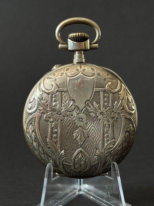 pocket watch - Sub Second - .800 - - 1850-1900, Sieraden, Tassen en Uiterlijk, Horloges | Heren