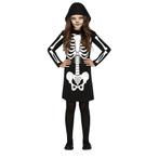 Skelet Halloween Kostuum Meisje Zwart Wit, Hobby en Vrije tijd, Feestartikelen, Verzenden, Nieuw