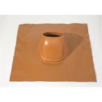 Ubbink loodpan Ø 131MM  25°tot 45° 500x500mm terracotta, Verzenden, Nieuw