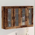 vidaXL Wandgemonteerde Kasten 2 pcs Oud hout 69.5 x 34 x 90, Huis en Inrichting, Kasten | Buffetkasten, Minder dan 50 cm, Verzenden