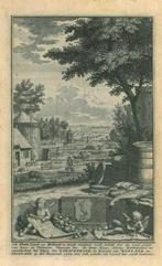 Cartografische prent van South Holland, Antiek en Kunst