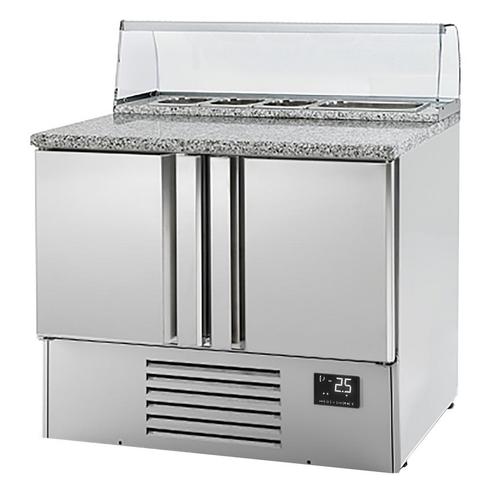 GGM Gastro | Saladette Premium PLUS - 978mm - 2 deuren - met, Zakelijke goederen, Horeca | Meubilair en Inrichting, Nieuw in verpakking
