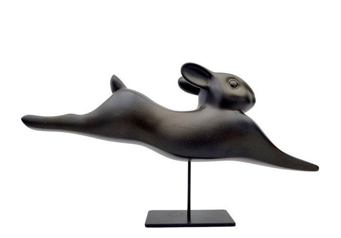 pompon - sculptuur, Lapin Courant - 19 cm - Hars, Antiek en Kunst, Kunst | Designobjecten