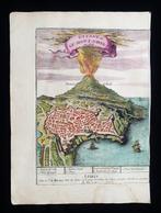 Europa - Italië / Sicilië / Catania / Etna; Nicolas de Fer -, Boeken, Atlassen en Landkaarten, Nieuw