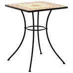 Mozaiek Bistrotafel 60x60 - Tweedekansje voor jouw terras!, 50 tot 100 cm, 50 tot 75 cm, Vierkant, Nieuw