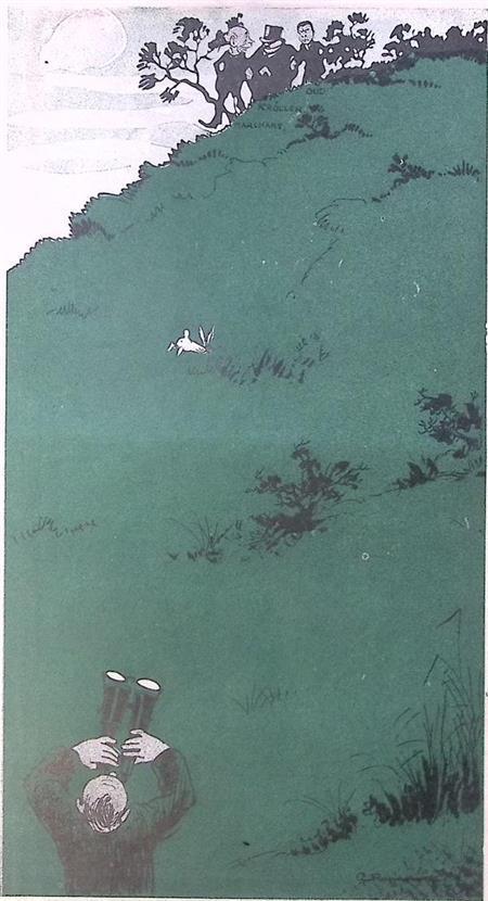 Spotprent over de Hoge Veluwe (lijst optie, Lithos), Antiek en Kunst, Kunst | Litho's en Zeefdrukken, Verzenden