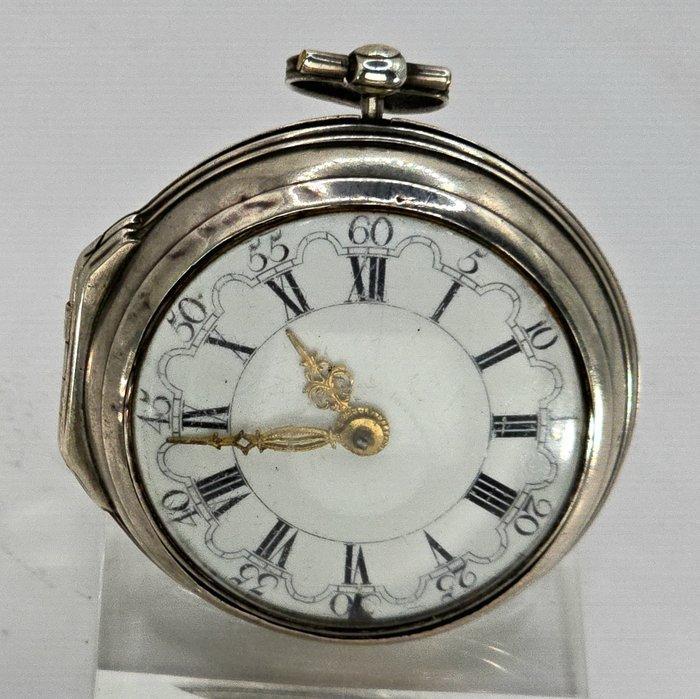 Markwick Markham - London - Hohe Silberspindeluhr -, Sieraden, Tassen en Uiterlijk, Horloges | Heren