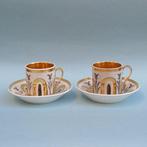 Kop en schotel (4) - Litron kopje - Porselein - Set Empire