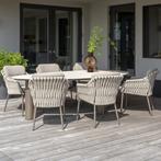 Prado Montera barrel dining tuinset 7 delig 240x105xH75 cm, Tuin en Terras, Ophalen of Verzenden, Nieuw