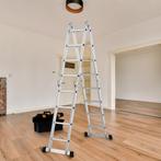 Multifunctionele vouwladder 6 in 1 - 4.7M - Inklapbaar, Doe-het-zelf en Verbouw, Ladders en Trappen, Verzenden, Nieuw