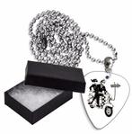 Ska scooter plectrum ketting, sleutelhanger of oorbellen, Ophalen of Verzenden, Nieuw