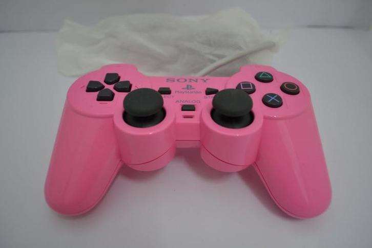 PlayStation 2 Official Controller - NEW (PINK), Spelcomputers en Games, Spelcomputers | Sony PlayStation Consoles | Accessoires