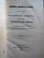 Francesco De Angelis - Cenno geneologico delle famiglie