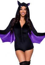 Batwoman Vleermuis pakje Velvet Zwart/Paars, Kleding | Dames, Ophalen of Verzenden, Nieuw