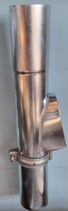 zinken loofafscheider - bladvanger Ø80 mm - rvs rooster, Doe-het-zelf en Verbouw, Overige Doe-het-zelf en Verbouw, Ophalen of Verzenden