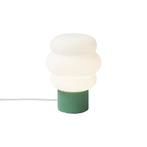 Japandi tafellamp groen met opaal glas 18cm - Miele, Huis en Inrichting, Lampen | Tafellampen, Nieuw, Glas, Japandi, Minder dan 50 cm