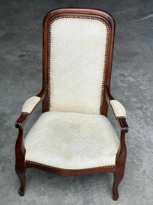 Fauteuil - Hout, Textiel - Mini fauteuil, Antiek en Kunst, Antiek | Overige Antiek